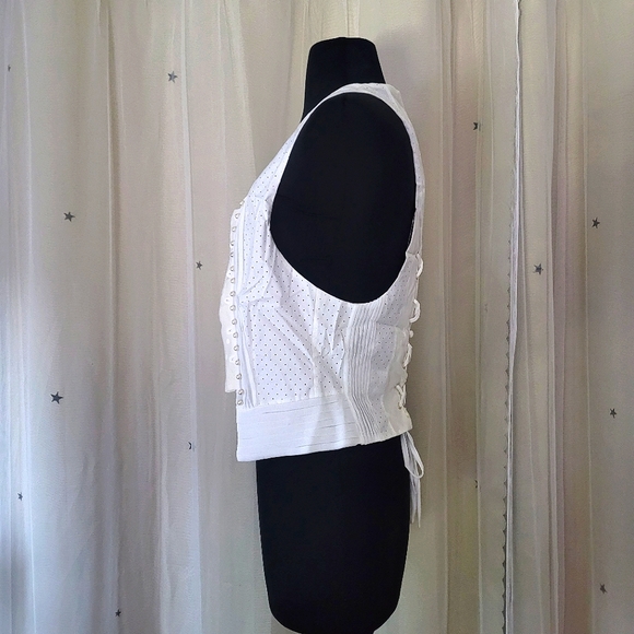 🍒NWT🍒 JUST CAVALLI 100% COTTON VEST TOP - Picture 12 of 13